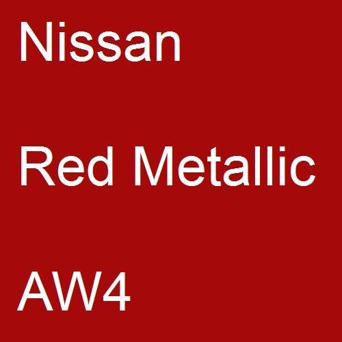 Nissan, Red Metallic, AW4.